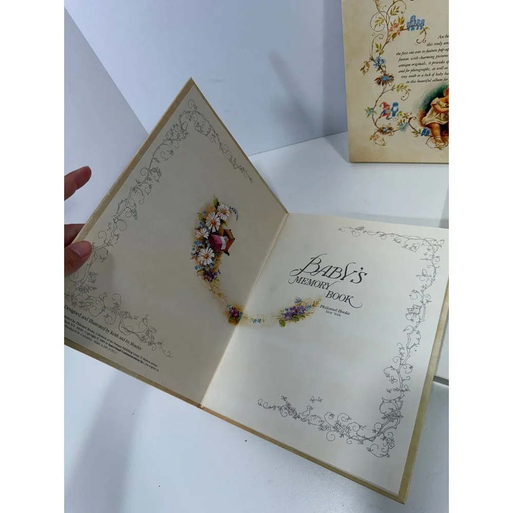 Vintage 1985 Baby's Memory Book Philomel Books Keith Ivy Moseley Pop-Up